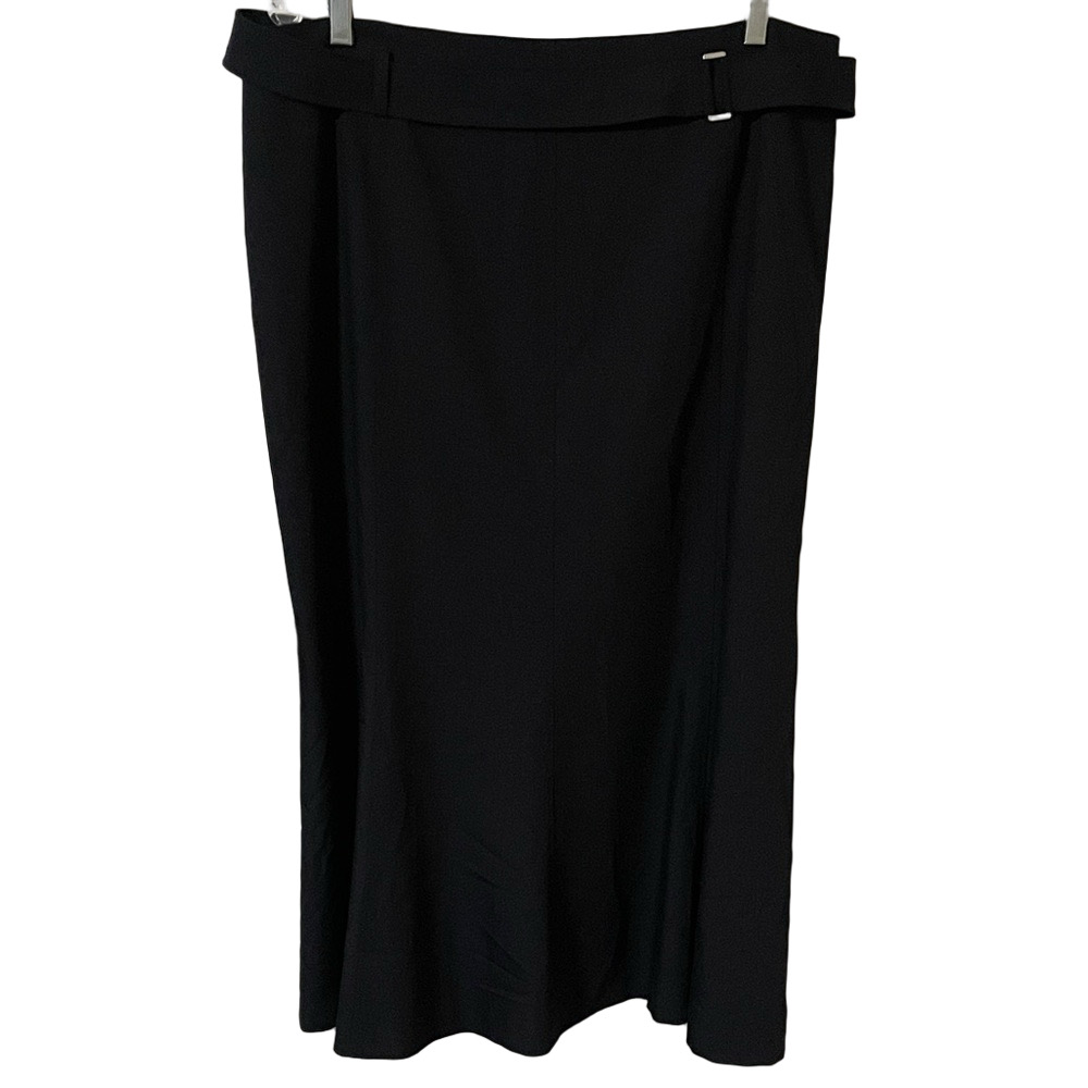 Basler Dark Navy Midi Skirt Size 46